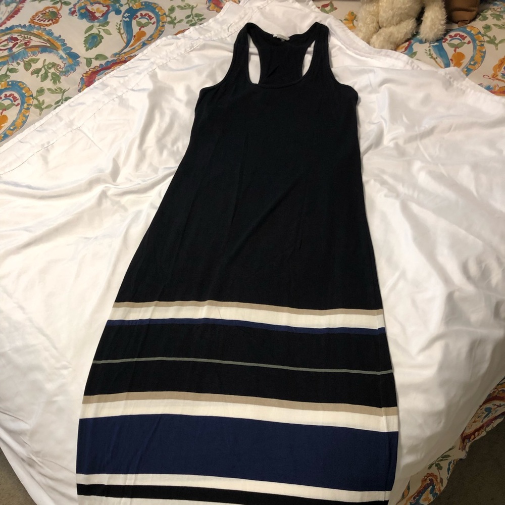 Club Monaco racer back maxi dress